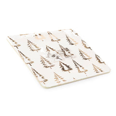 Fun Paper Plate Square 23x23cm - Golden Trees Pack of 8