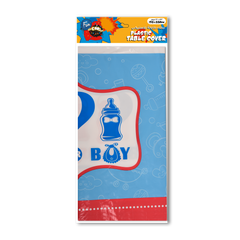Fun Plastic Table Cover 132*220cm - Boy or Girl? [P:1pcx1pkt]