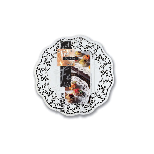 Fun® White Round Doilies 6.5in [250pcs x 1pkt]