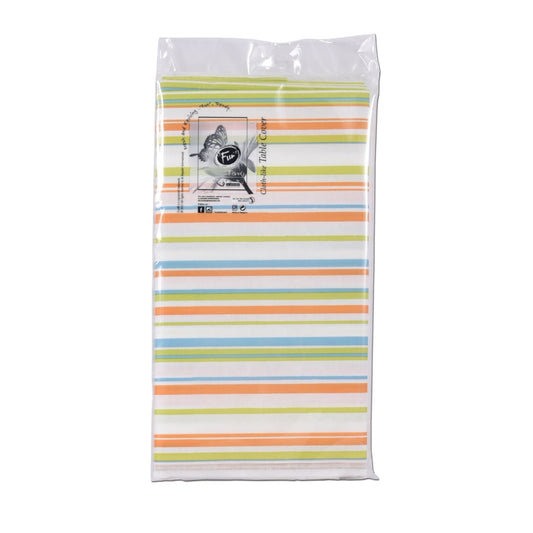 Fun® Trendy Disposable Non Woven Cloth Like Printed Table Cover for Dining Table 1.18x1.8m - Evergreen