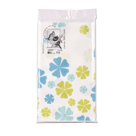 Fun® Trendy Disposable Non Woven Cloth Like Printed Table Cover for Dining Table 1.18x1.8m - Nautilus