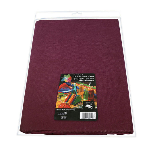 Fun® Non Woven Plum Table Cover Sheet Mat for Dining Table [1pc]
