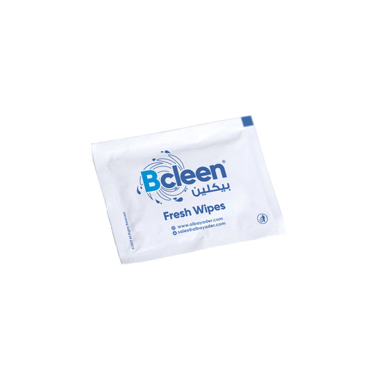 Bcleen® Fresh Wipes 8x6cm with Fragrance [50pcs x 1pkt]