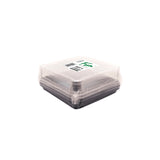 Fun® Plastic Clear Container 210x210x40mm with Flat PET Lids [5pcs x 1pkt]
