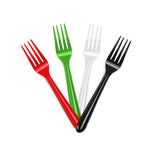 Fun Heavy Duty Plastic Fork 6.5in - UAE National Day (Pack of 18)