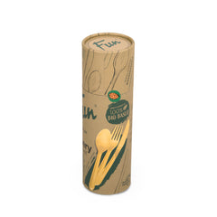 Fun Gaïa Natural Brown Cutlery Set [18pcs x 1pkt]