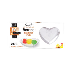 Fun Verrine Dish Heart Shaped [24pcs x 1pkt]
