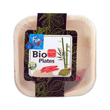 Fun® Everyday Palm Bio Leaf Square Plate 8 inch - 10 pcs