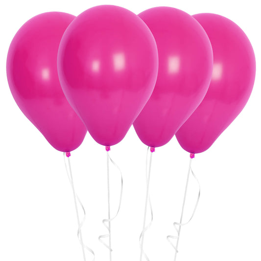 Fun Helium Balloon 10in - Dark Pink [P:15pcsx1pkt]