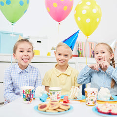Fun Helium Balloon 12in - Dot Assorted [P:15pcsx1pkt]