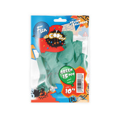 Fun Helium Balloon 10in - Green [P:15pcsx1pkt]