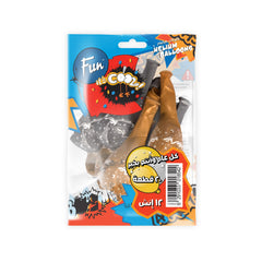 Fun Helium Gold and Sliver Balloon 12in - Happy Birthday (in Arabic) [P:20pcsx1pkt]