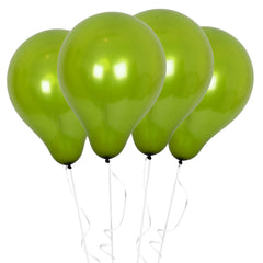 Fun Helium Balloon 10in - Metallic Light Green [P:15pcsx1pkt]