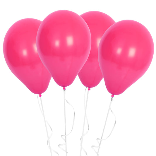 Fun Helium Balloon 10in - Metallic Pink [P:15pcsx1pkt]