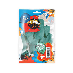 Fun Helium Balloon 10in - Metallic Turquoise [P:15pcsx1pkt]