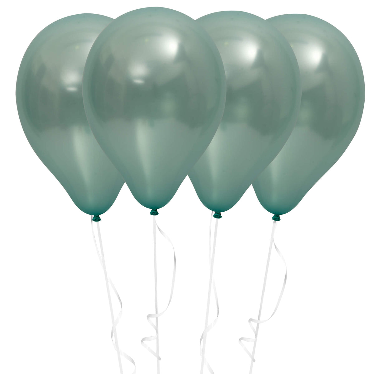 Fun Helium Balloon 10in - Metallic Turquoise [P:15pcsx1pkt]