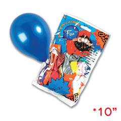 Fun Its Cool Metallic Balloons 10in - Asst. Colors