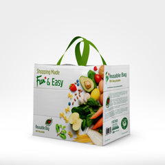Fun® Non-Woven Reusable Small Bag 40x30x20cm 80g+25g With Handle [1pc]