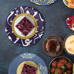 Fun White Paper Plates 8in - Eid Style[10pcs x 1pkt]