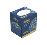 Bcleen® Boutique 2-Ply White Facial Tissue for Ramadan Style Blue, 80 sheets