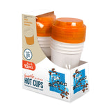 Fun® HD Paper Cups with Sleeves and Citrus Lid 16oz Pack of 10
