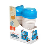 Fun® HD Paper Cups with Sleeves Turquoise Lid - 16oz Pack of 10