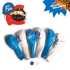 Fun Helium Blue and White color  Balloon 10in - It's a Boy (in Arabic) [P:15pcsx1pkt]